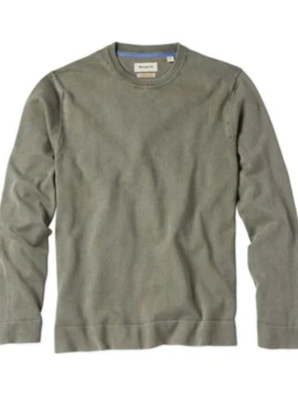 Borgo28 Dark Olive Cotton Crewneck Sweatshirt
